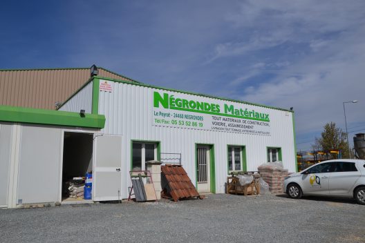 Négrondes matériaux