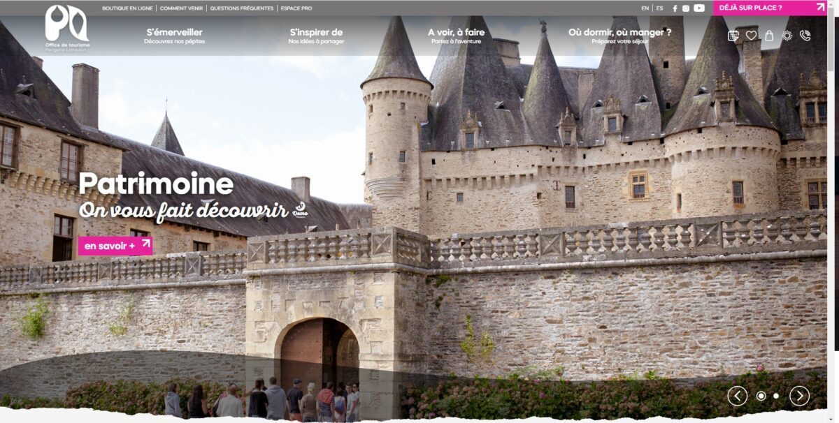 site internet tourisme perigord limousin